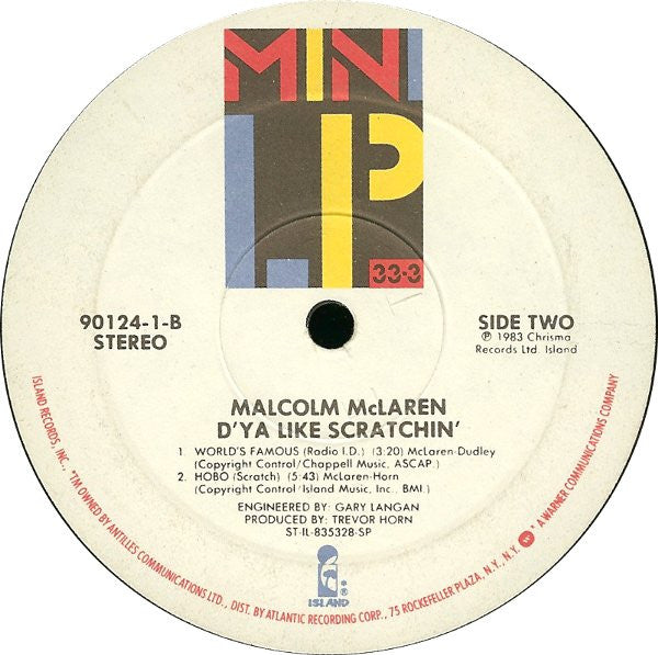 Malcolm McLaren And World's Famous Supreme Team : D'ya Like Scratchin' (LP, MiniAlbum, SP )