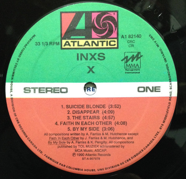 INXS : X (LP, Album, Club)