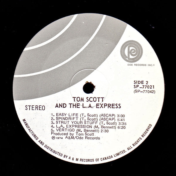 Tom Scott And The L.A. Express : Tom Scott And The L.A. Express (LP, Album)