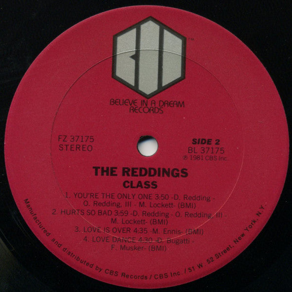 The Reddings : Class (LP, Album)