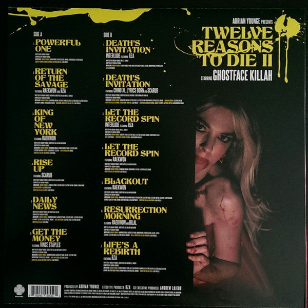 Ghostface Killah & Adrian Younge : Twelve Reasons To Die II (LP, Album)