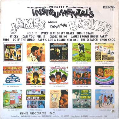 James Brown & The Famous Flames : Mighty Instrumental's (LP, Album)