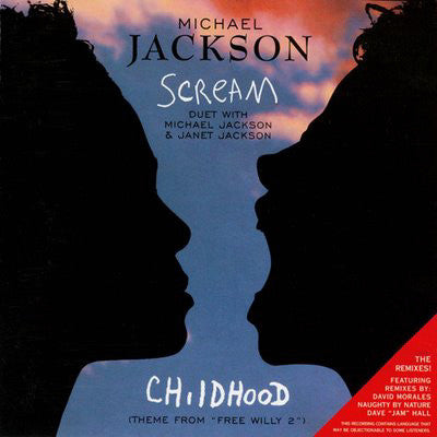 Michael Jackson : Scream / Childhood (12", Single)