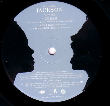 Michael Jackson : Scream / Childhood (12", Single)
