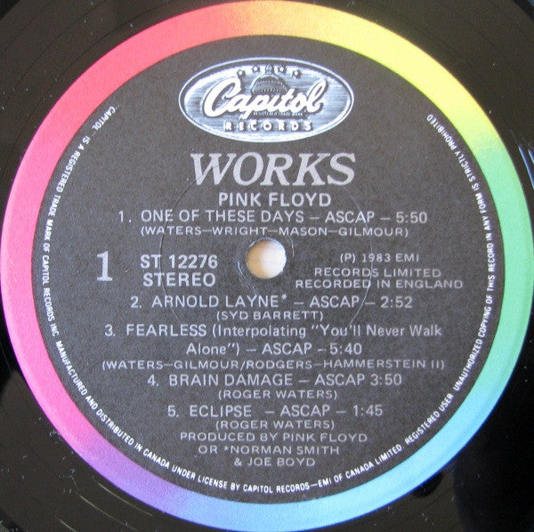 Pink Floyd : Works (LP, Comp)