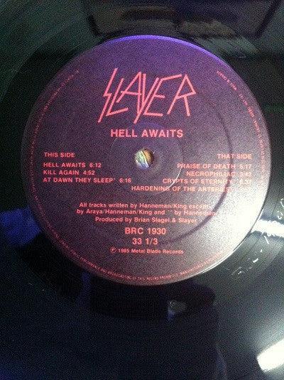 Slayer : Hell Awaits (LP, Album)