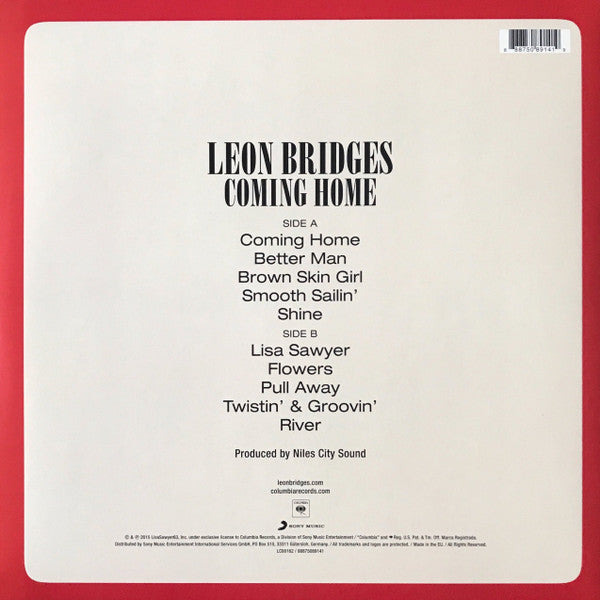 Leon Bridges : Coming Home (LP, Album)