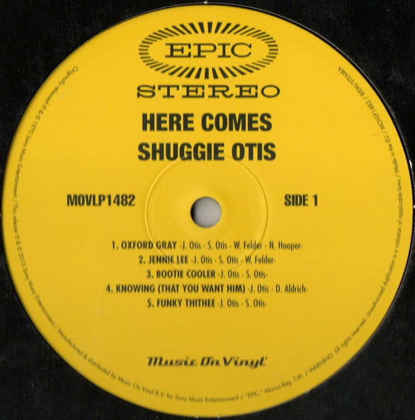 Shuggie Otis : Here Comes Shuggie Otis (LP, Album, RE, 180)
