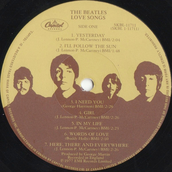 The Beatles : Love Songs (2xLP, Comp)