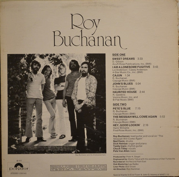 Roy Buchanan : Roy Buchanan (LP, Album)