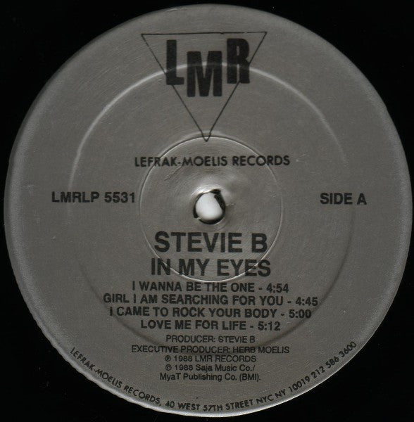 Stevie B : In My Eyes (LP, Album)
