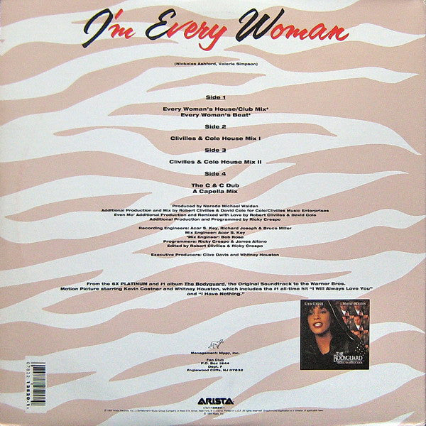 Whitney Houston : I'm Every Woman (2x12", Gat)