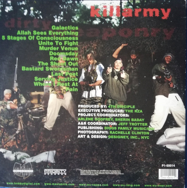 Killarmy : Dirty Weaponry (2xLP, Album)