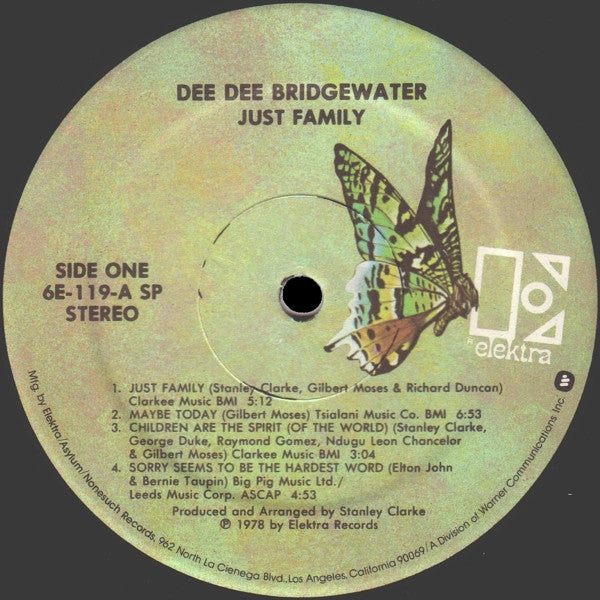 Dee Dee Bridgewater : Just Family (LP, Album, SP)