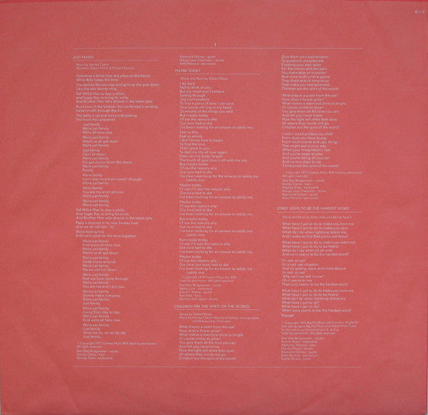 Dee Dee Bridgewater : Just Family (LP, Album, SP)