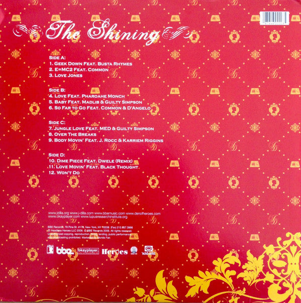 J Dilla : The Shining (2xLP, Album, Gat)