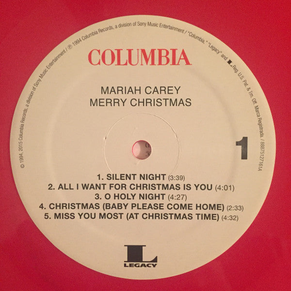 Mariah Carey : Merry Christmas (LP, Album, Ltd, RE, Red)