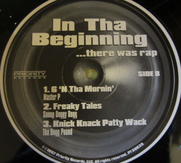 Various : In Tha Beginning...There Was Rap (2xLP, Comp)