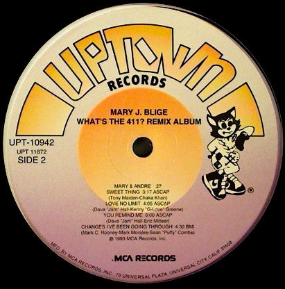 Mary J. Blige : What's The 411? Remix Album (LP, Album, Ltd)