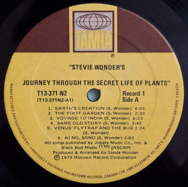 Stevie Wonder : Journey Through The Secret Life Of Plants (2xLP, Album, Tri)