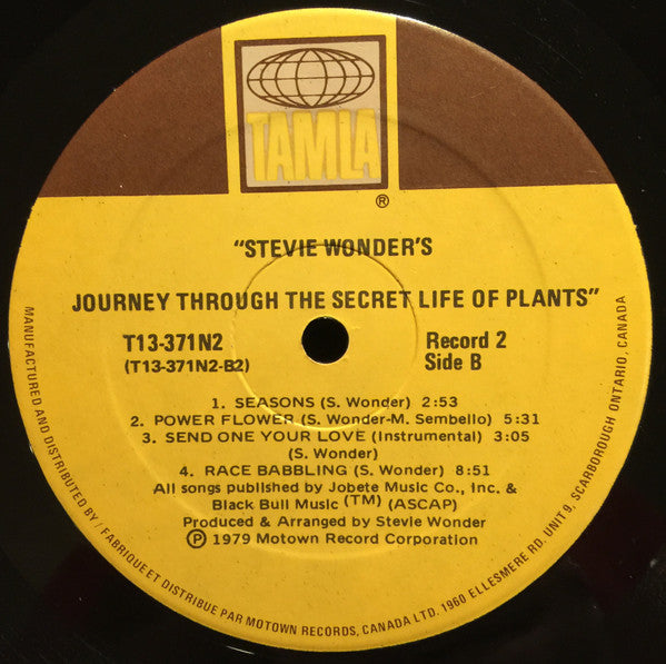 Stevie Wonder : Journey Through The Secret Life Of Plants (2xLP, Album, Tri)