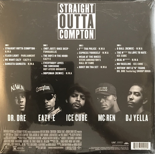 Various : Straight Outta Compton (Music From The Motion Picture) (2xLP, Comp, Gat)