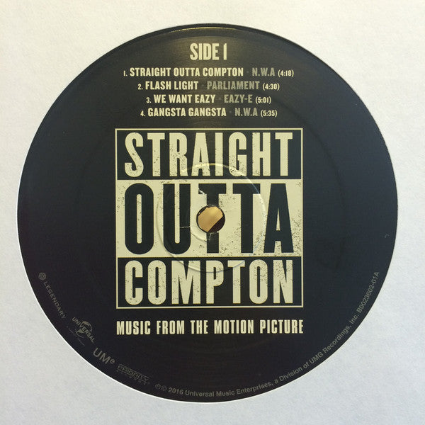 Various : Straight Outta Compton (Music From The Motion Picture) (2xLP, Comp, Gat)
