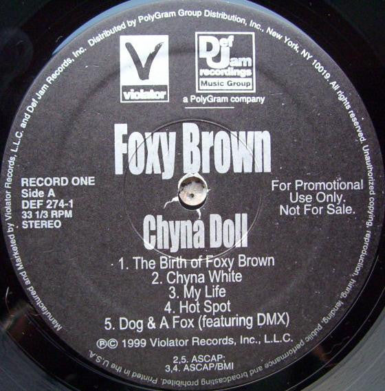 Foxy Brown : Chyna Doll (2xLP, Album, Promo, Cle)