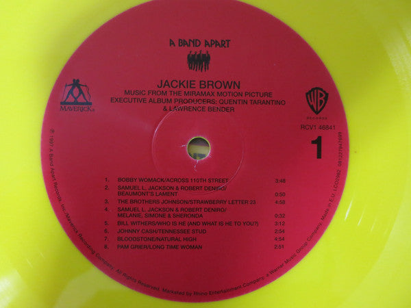Various : Jackie Brown (Music From The Miramax Motion Picture) (LP, Comp, Ltd, RE, Yel)