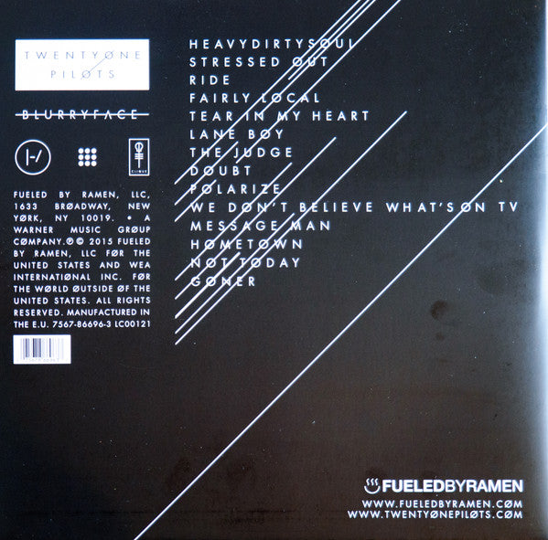 Twenty One Pilots : Blurryface (2xLP, Album)