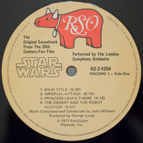 John Williams (4), The London Symphony Orchestra : Star Wars (2xLP, Album, RE, Gat)