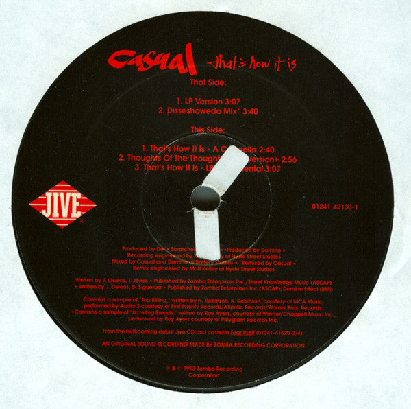 Casual : That's How It Is (12")