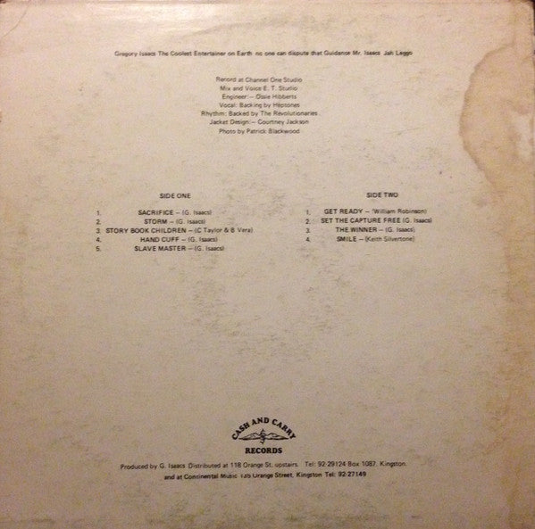 Gregory Isaacs : Mr. Isaacs (LP, Album)