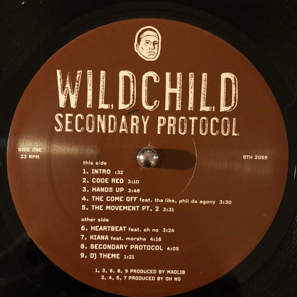 Wildchild (2) : Secondary Protocol (2x12", Album, Promo)