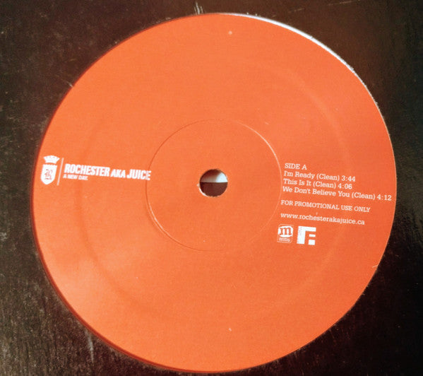 Rochester AKA Juice : New Day / This Is It / We Don't Believe You  (12", Promo)
