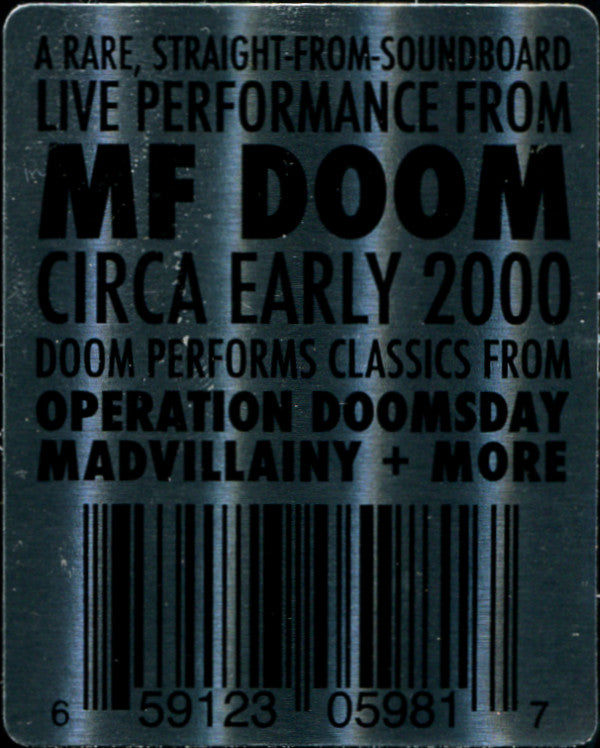MF Doom : Live From Planet X (LP)