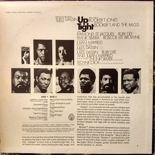 Booker T & The MG's : Up Tight (Music From The Score Of The Motion Picture) (LP, Album, Ter)