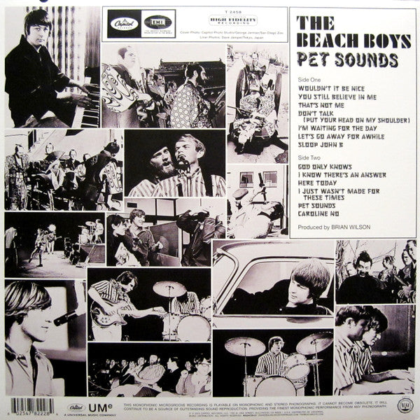 The Beach Boys : Pet Sounds (LP, Album, Mono, RE, 50t)