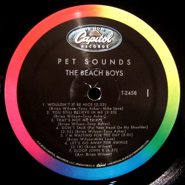 The Beach Boys : Pet Sounds (LP, Album, Mono, RE, 50t)