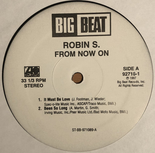 Robin S. : From Now On (2xLP, Album)