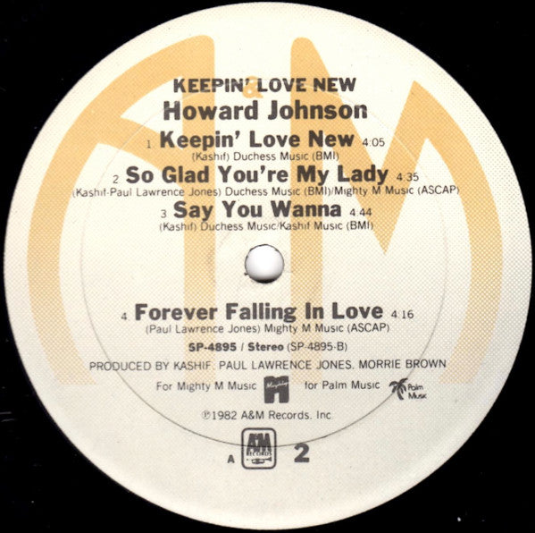 Howard Johnson : Keepin' Love New (LP, Album, Eur)