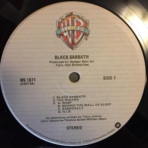 Black Sabbath : Black Sabbath (LP, Album, RE)