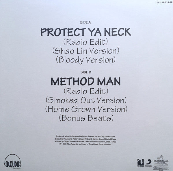Wu-Tang Clan : Protect Ya Neck (12", Ltd, RE, Yel)
