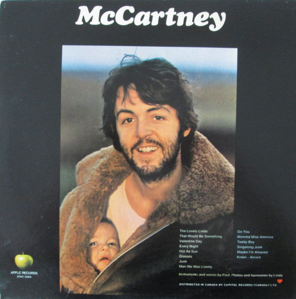 Paul McCartney : McCartney (LP, Album, Gat)