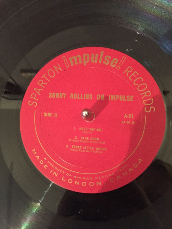 Sonny Rollins : On Impulse! (LP, Album, Mono, Gat)