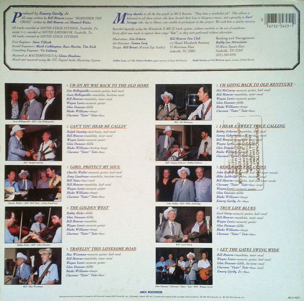 Bill Monroe : Bill Monroe And Stars Of The Bluegrass Hall Of Fame (LP, Album)