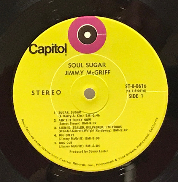 Jimmy McGriff : Soul Sugar (LP, Album)
