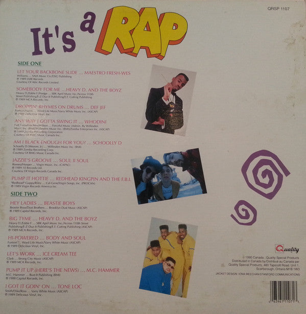 Various : It's A Rap (LP, Comp)