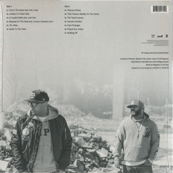 Apollo Brown & Skyzoo : The Easy Truth (LP, Album, Ltd, Pur)