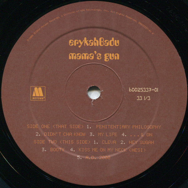 Erykah Badu : Mama's Gun (2xLP, Album, RE, RM, Gat)